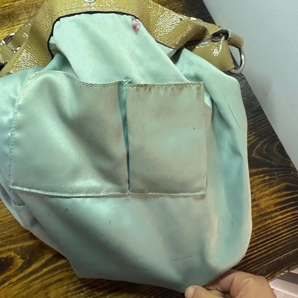 Coach Peyton Green‎ Patent Shoulder Bag